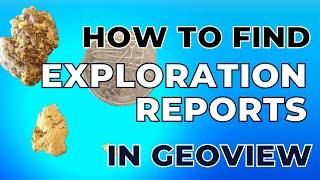 Discover Gold with Company Reports in Geoview | Pro Secrets | Gold Prospecting