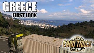 GREECE FIRST LOOK - New DLC - Plodiv to Mililini - ETS2 Career - 121