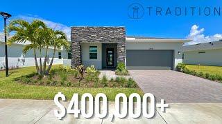 New Modern Home For Sale in Cadence Tradition Port St Lucie FL | Cascades | 1894 SF | 4 Bed