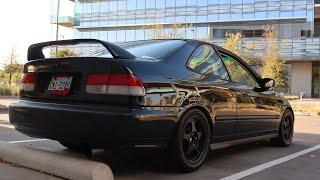 EJ6 Civic Si Wing and Front Lip Install