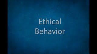 Ethical Behavior