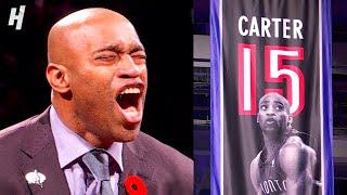 Vince Carter FULL Raptors Jersey Retirement Ceremony 