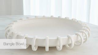 Bangle Bowl-Ivory - Ashley Childers for Global Views