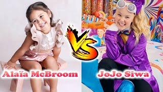 JoJo Siwa VS Alaïa McBroom (The ACE Family) Stunning Transformation | From Baby To Now Years Old