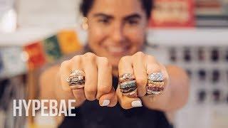 Nadine Ghosn Interview On Burger Rings and Food-Inspired Jewelry