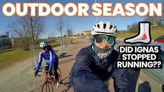 A BREAK FROM RUNNING, FIRST RIDE OUTSIDE and NEW SHOES UPDATE | Episode 6