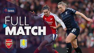 Full Match: Arsenal v Aston Villa | Barclays WSL 2024-25