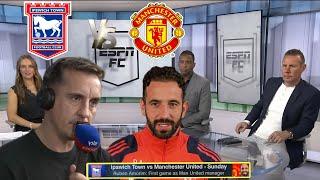 "Gary Neville's Reaction to Ruben Amorim's Debut: Ipswich vs Man Utd Preview!"