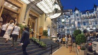 Walking Monte-Carlo's CASINO SQUARE at NIGHT in Monaco, French Riviera