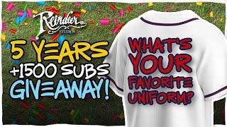 What's Your Favorite Uniform? 5 Years and 1500 Subs Giveaway