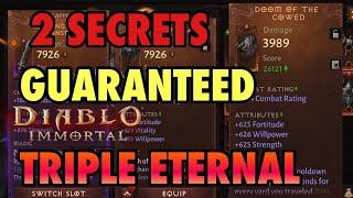 Two Secrets to GUARANTEED Triple Stat & Triple Magic Eternal Gear in Diablo Immortal!