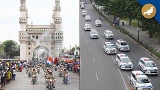 Hyderabad Police rally in Old City | Telangana Formation Day