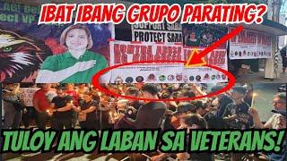 TULOY ANG LABAN SA VETERANS! IBAT IBANG GRUPO PARATING NA? #dds #duterte