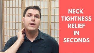 How to Get Rid of Neck Tightness and Muscle Spasms in Seconds