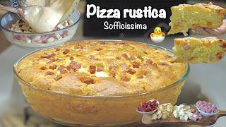 PIZZA RUSTICA SOFFICISSIMA DI PASQUA con Impasto molle BUONISSIMA ANCHE FREDDA