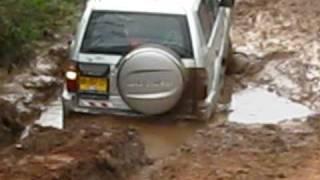 Toyota Prado came out from the deep mud