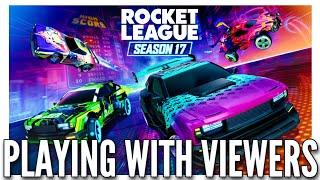 Rocket League Playing With Viewers Live