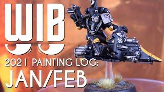 2021 Mini Painting Log: January/Feburary