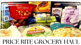 PRICE RITE / SHOPRITE GROCERY HAUL | DOORDASH