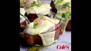 Cole's Mini Garlic Loaf Eggs Benedict Recipe