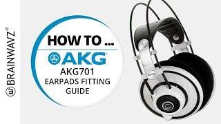 HOW TO GUIDE : Installing Brainwavz XL earpads on the AKG 701 Headphones