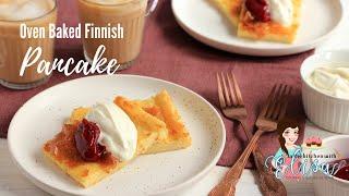 Finnish Oven Baked Pancake Recipe | Pannukakku