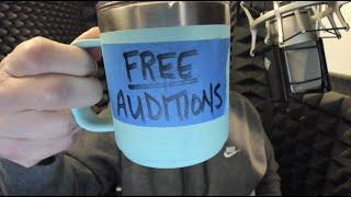 Free Voice Over Auditions?