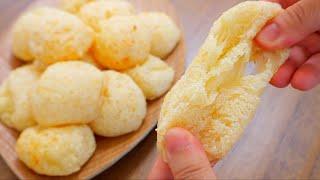 노밀가루 ⎮ 세상에서 가장 쫀득한 치즈빵 : 오리지널 브라질 Pão de Queijo 현지인 레시피 