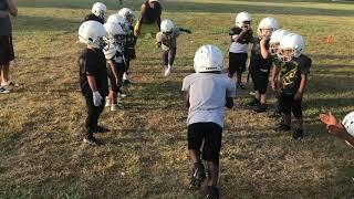 First day of pads 2020 (Tackling Drill) 6U-8U Michigan Youth Football