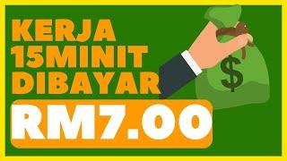 15 Minit Online Dibayar RM7.00?? Cara Buat Duit USD Mudah Dengan Handphone/PC Anda {LIVE WITHDRAW}