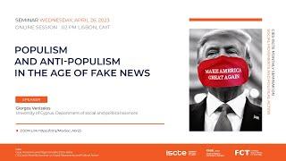 Populism and anti-populism in the age of fake news