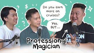 We talk to a professional cruise magician