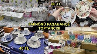 EMİNÖNÜ PAŞABAHÇE TOPTANCISI / DAHA UCUZU YOK /YETİŞEN ALIYOR /5-10 TL TABAK/ UCUZ ÇEYİZ ALIŞVERİŞİ