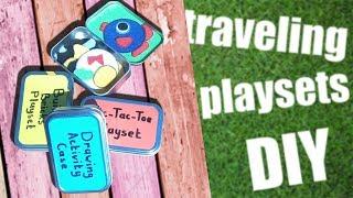 DIY Traveling Playsets from Mint Tin Containers