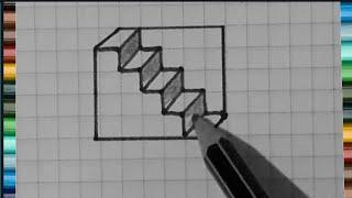 3D illusion stairs #3 parody