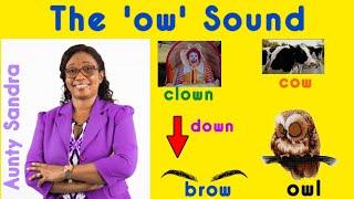 Diphthong  'ow' Sound | Blending Letter Sounds | Learning to Read and Spell | Listening Skill