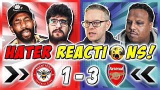 ARSENAL RIVALS & HATERS DEVASTATED  REACTION TO BRENTFORD 1-3 ARSENAL | PREMIER LEAGUE