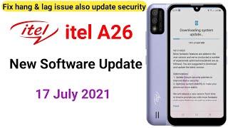 itel A26 new software update|Fix hang & lag issue also update security