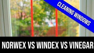 NORWEX VS. VINEGAR VS. WINDEX:  different ways to clean my windows