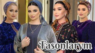 Turkmen moda koynek fasonlar 2024 / Dreses women / owadanja koynek fasonlar