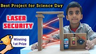 How to make a Laser Security Alarm for Science Project || DIY make a simple Laser Security Alarm