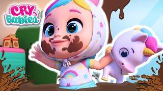 We PLAY in the Mud  CRY BABIES Magic Tears | Cartoons and Animation for Kids