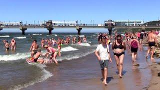 Międzyzdroje plaża 12-07-2022