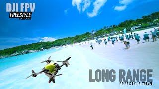 DJI FPV LONG RANGE FLIGHT | M-MODE FREESTYLE TRAVEL | KOH RACHA ISLAND THAILAND FPV DRONE SHOT