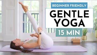 15 Min Gentle Yoga - Stretch and Relax for Beginners