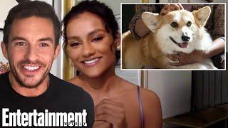 Jonathan Bailey and Simone Ashley on Newton, the 'Bridgerton' Corgi | Entertainment Weekly