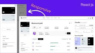 React Responsive Admin Dashboard with tailwind css | React js Tailwind Css beginner tutorial