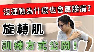 為什麼沒運動也會旋轉肌撕裂？如何加強肩膀旋轉肌，訓練方式公開！