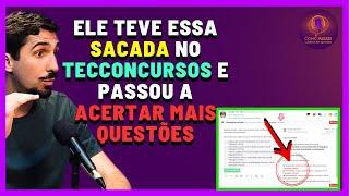 1º lugar Estruturou Seus Estudos no TEC CONCURSOS Dessa Forma | Concurso Público