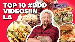 Top 10 #DDD Videos in Los Angeles with Guy Fieri | Diners, Drive-Ins, and Dives | Food Network